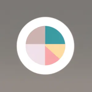 Shiny Round Web Icon: Graphic Design Element