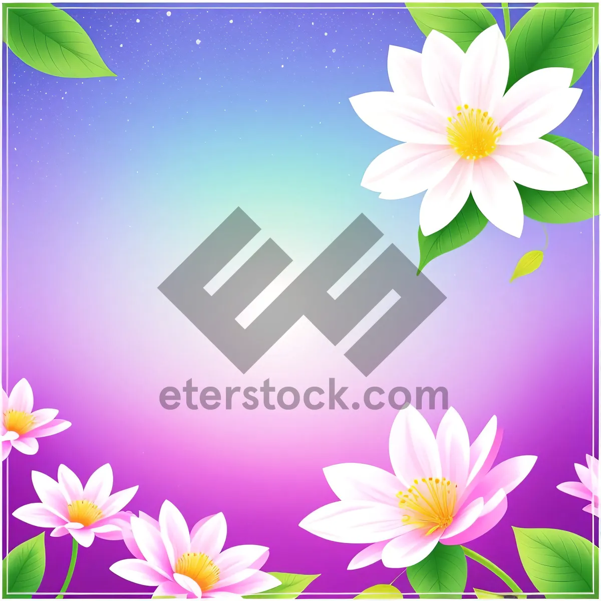 Picture of Lotus Floral Pattern in Pink - Artful Summer Decoration