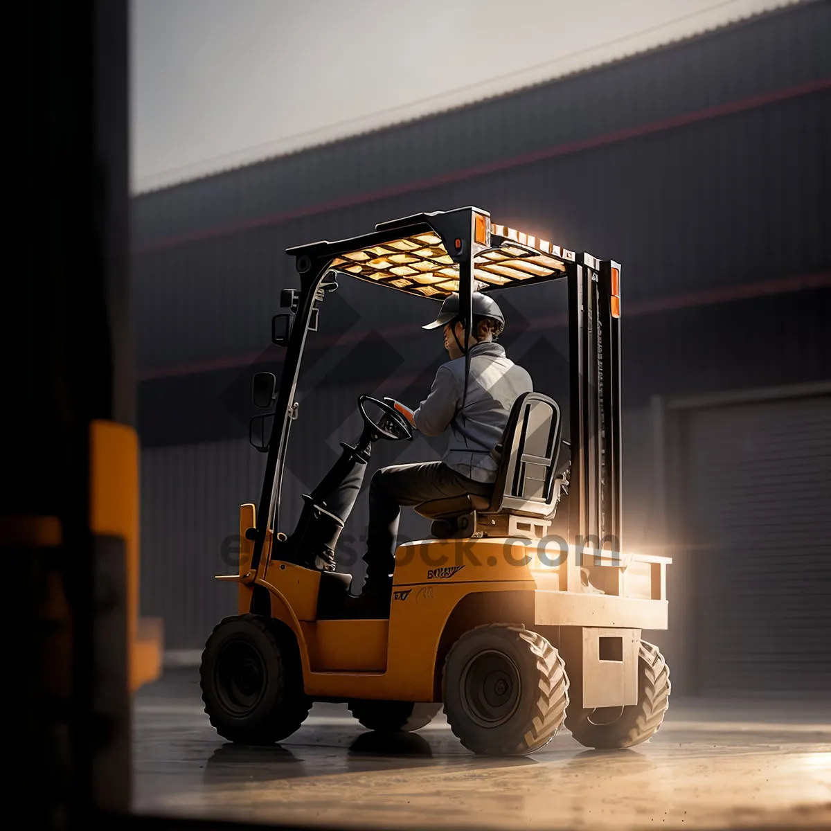 Picture of Heavy Duty Forklift Loader in Industrial Setting