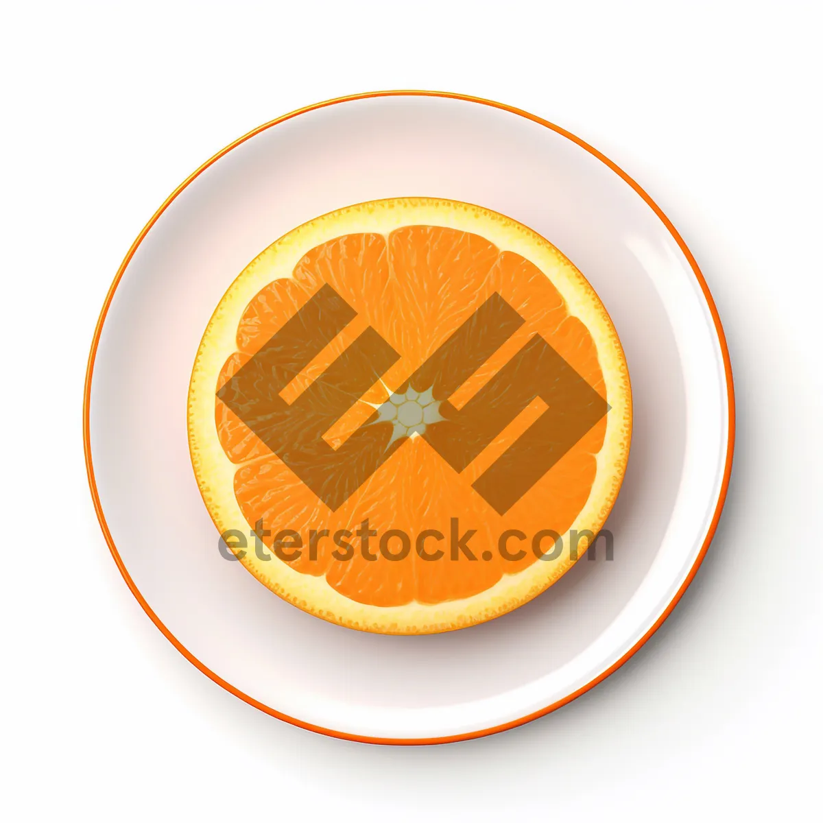 Picture of Fresh sliced orange for healthy dessert option.