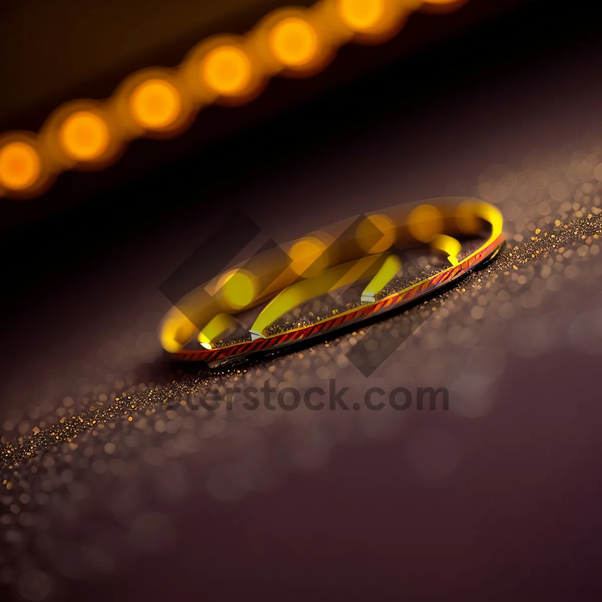 Picture of Yellow Invertebrate Flatworm Image