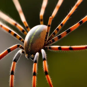 Garden Spider: Captivating Arachnid in Close-Up