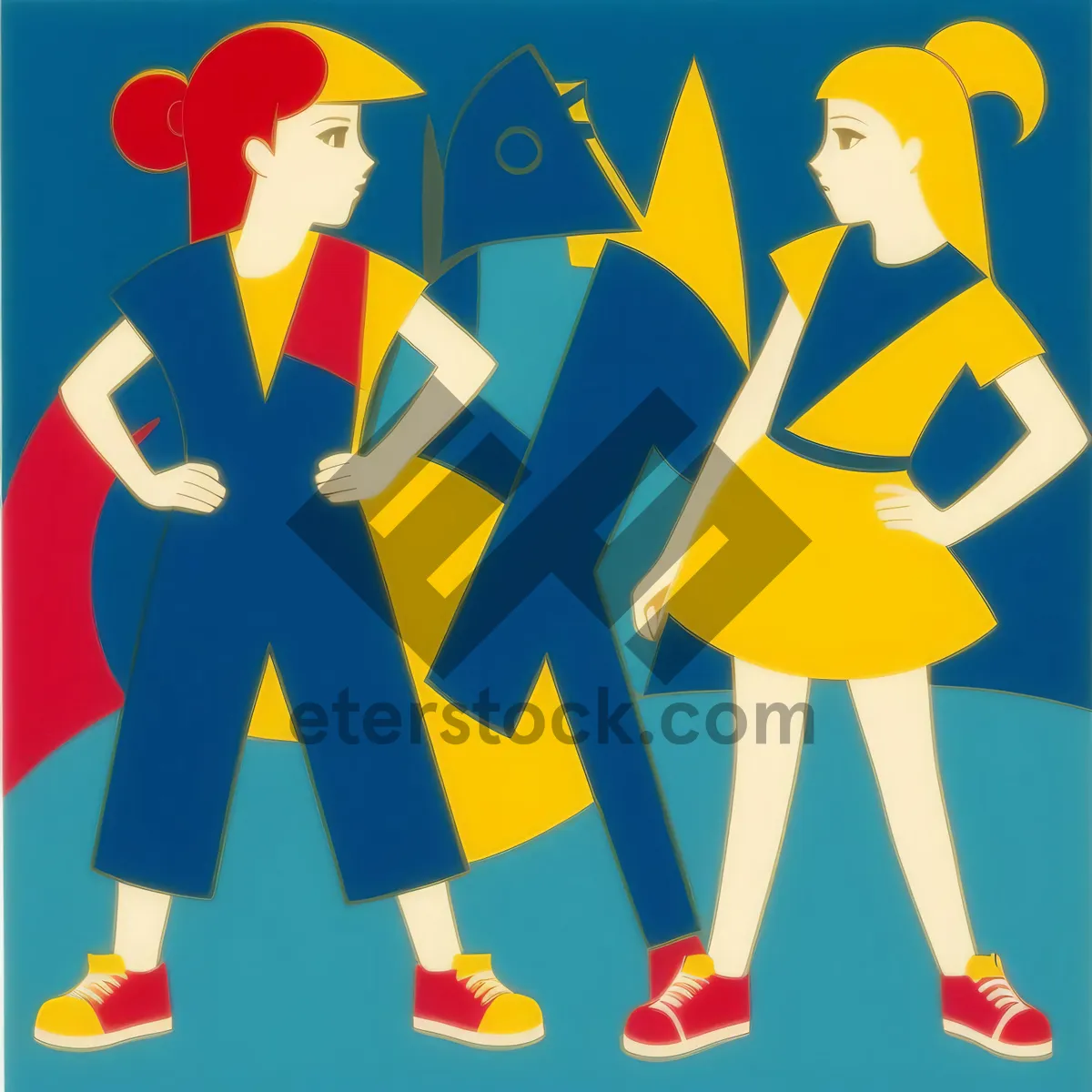 Picture of Cartoon Set of Symbolic Icons