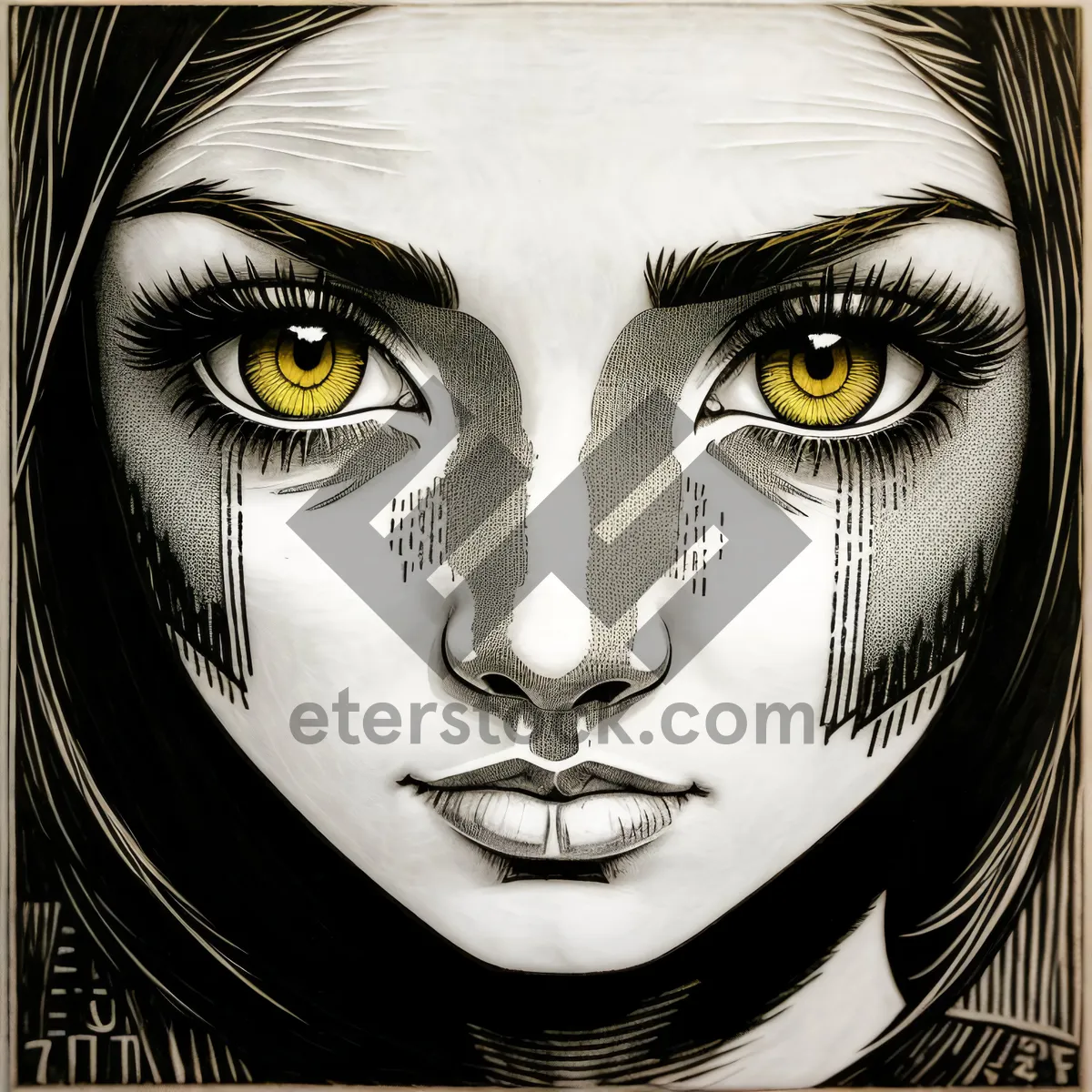 Picture of Masked Beauty: Seductive Allure with Mysterious Elegance