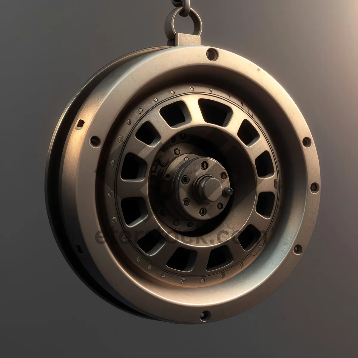 Picture of Mechanical Steel Disk Drive Spotlight Lamp