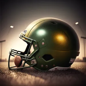 Global Football Helmet: 3D Sphere Earth Covering