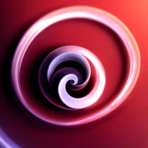 Vibrant Swirls: A Colorful Geometric Fractal