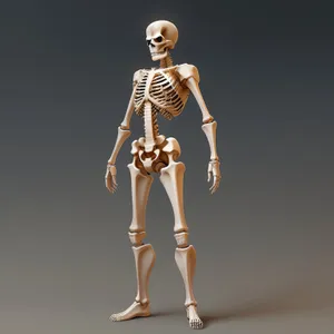 Anatomical Dance: Muscular Skeleton in 3D Render