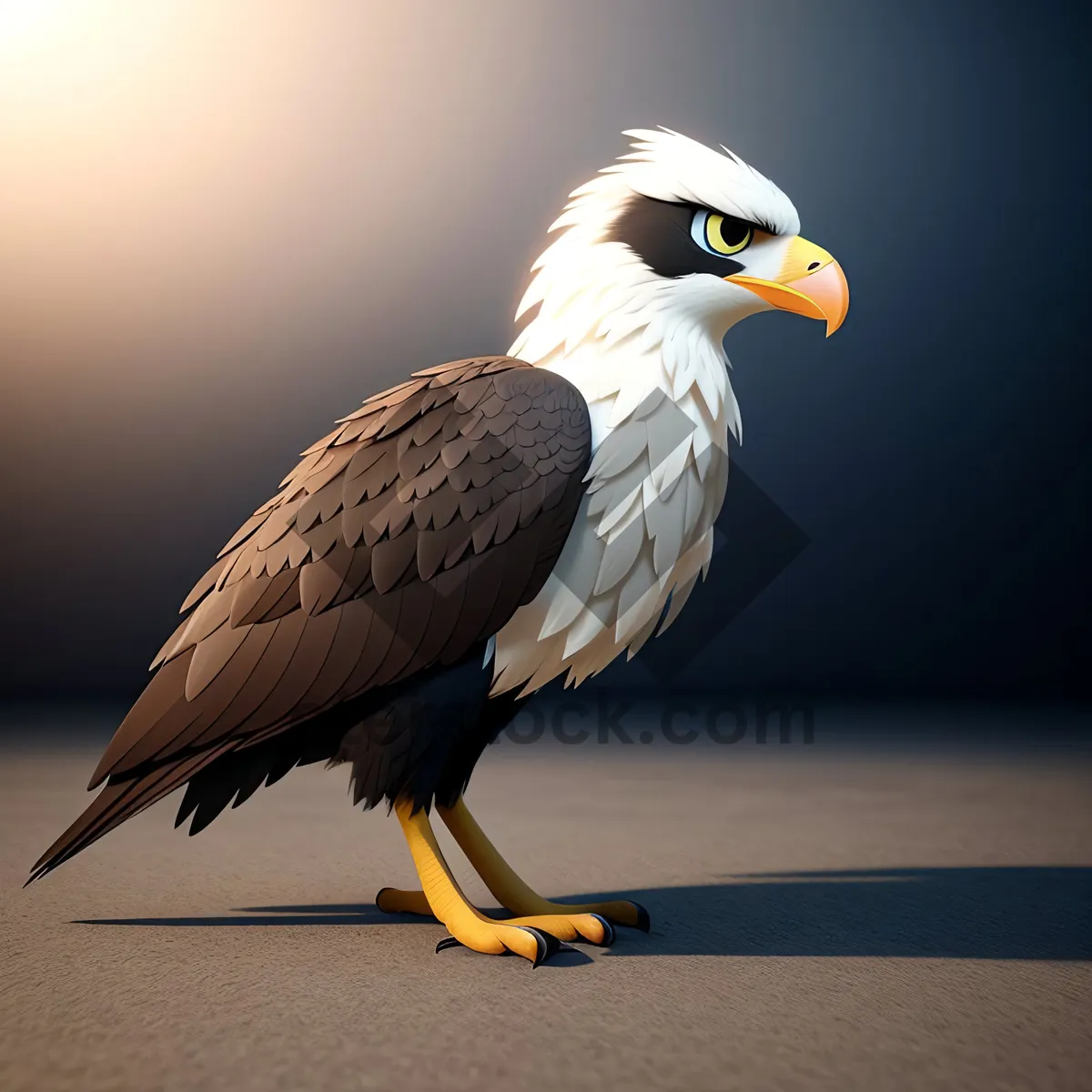 Picture of Bald Eagle Soaring with Majestic Wings