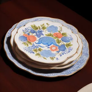 Delicious Gourmet Dinner on Elegant China Plate