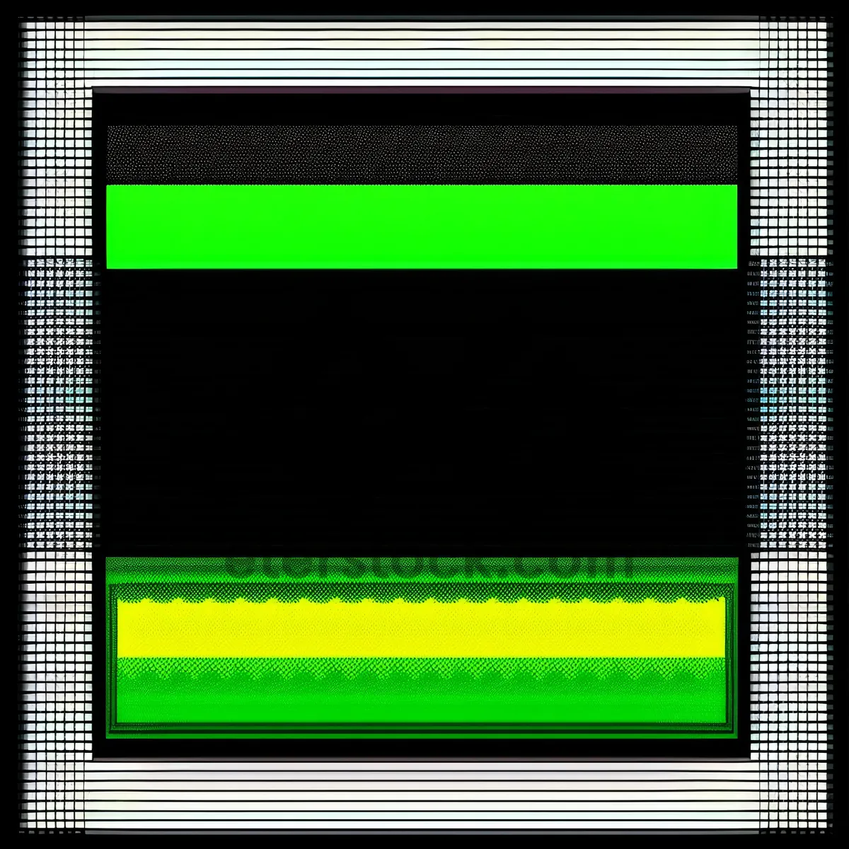 Picture of Modern Digital LCD Texture with Grid Design