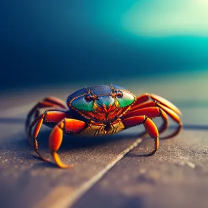 Insect Close-Up: Ladybug, Beetle, and Hermit Crab