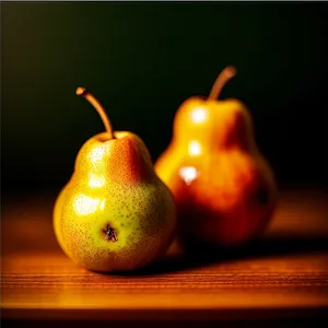 Juicy Yellow Pear: Fresh, Ripe, and Delicious!