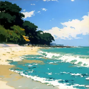 Exquisite Coastal Paradise with Clear Turquoise Waters