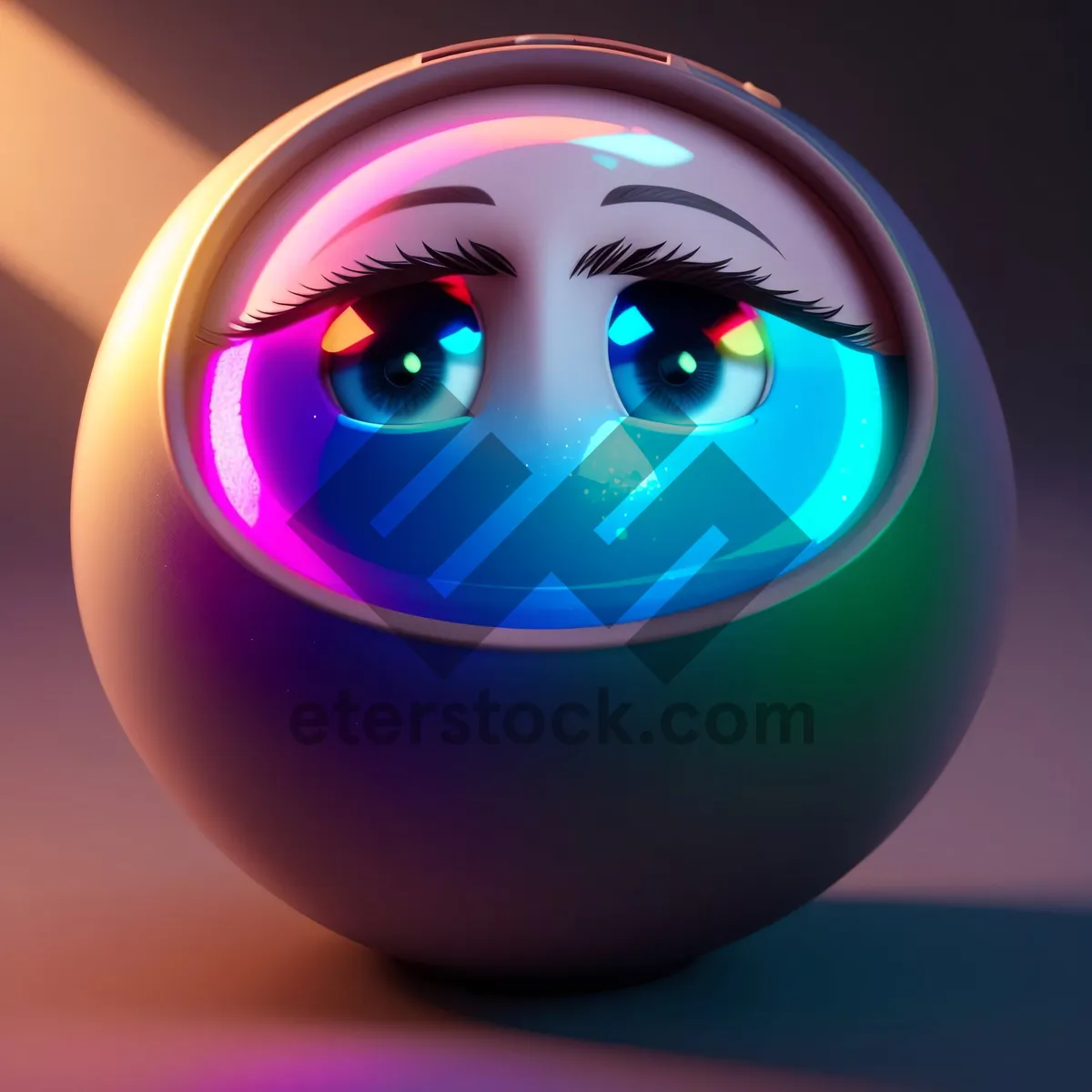 Picture of Sorcerer's Glowing Icon: Shiny Round Black Sphere