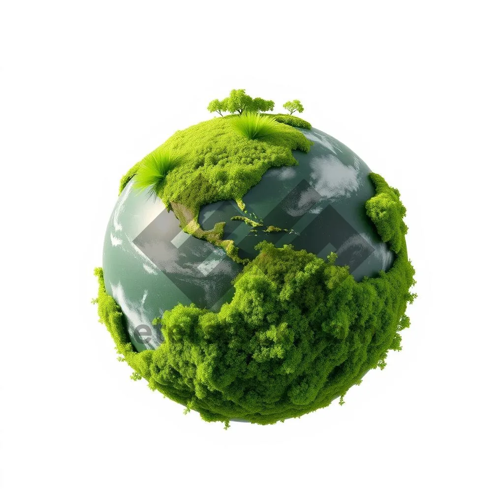 Picture of Global Earth Map Symbol Icon Design.