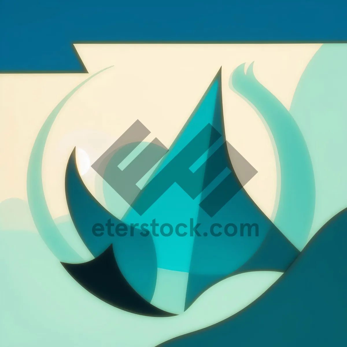 Picture of Lightning Flag Graphic Art Design Symbol