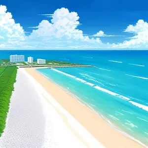 Serenity by the Shore: Captivating Turquoise Waters