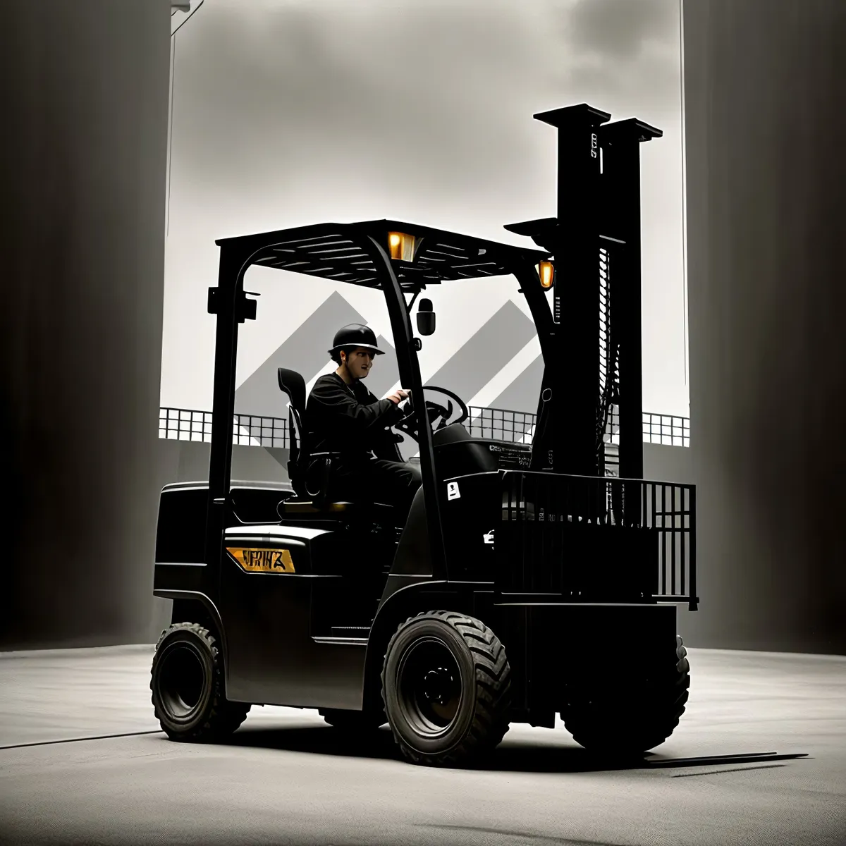 Picture of Heavy-duty Forklift: A Reliable Industrial Transportation Machine