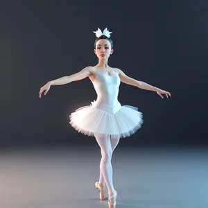 Elegant Ballerina in Graceful Performance