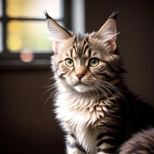 Adorable Tabby Kitty with Playful Whiskers