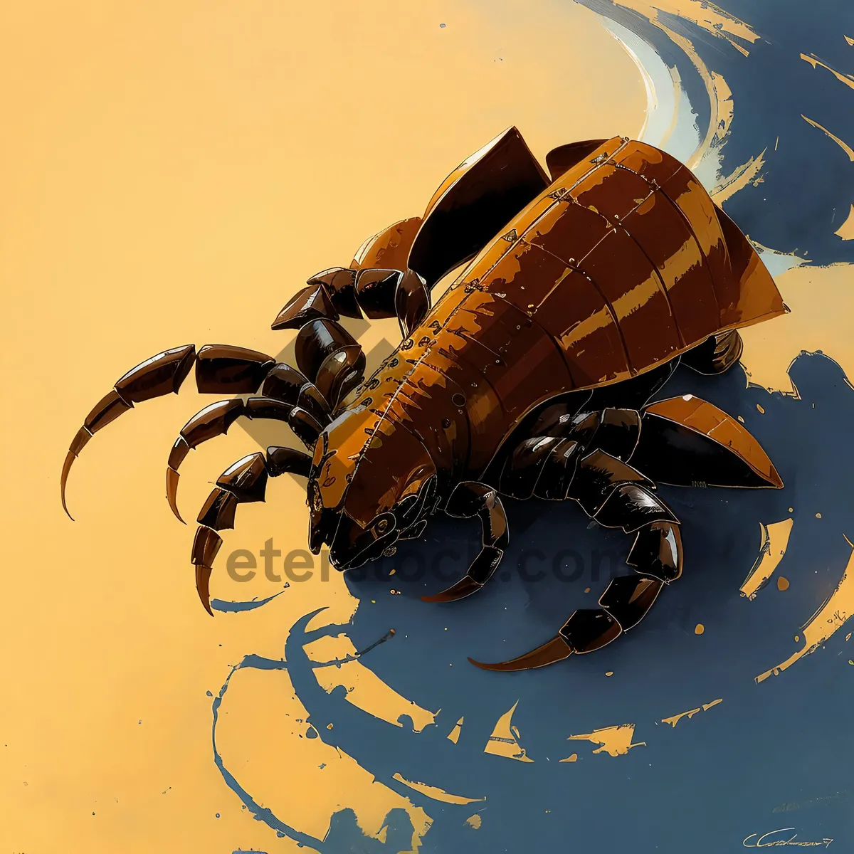 Picture of Arachnid Lobster: Majestic Crustacean Scorpion