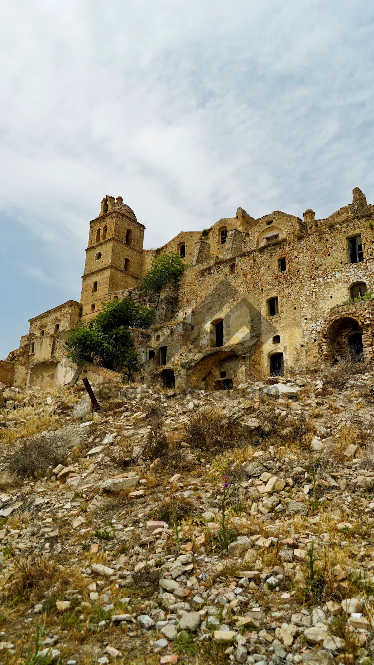 Picture of Ancient Tower in Historic City Skyline