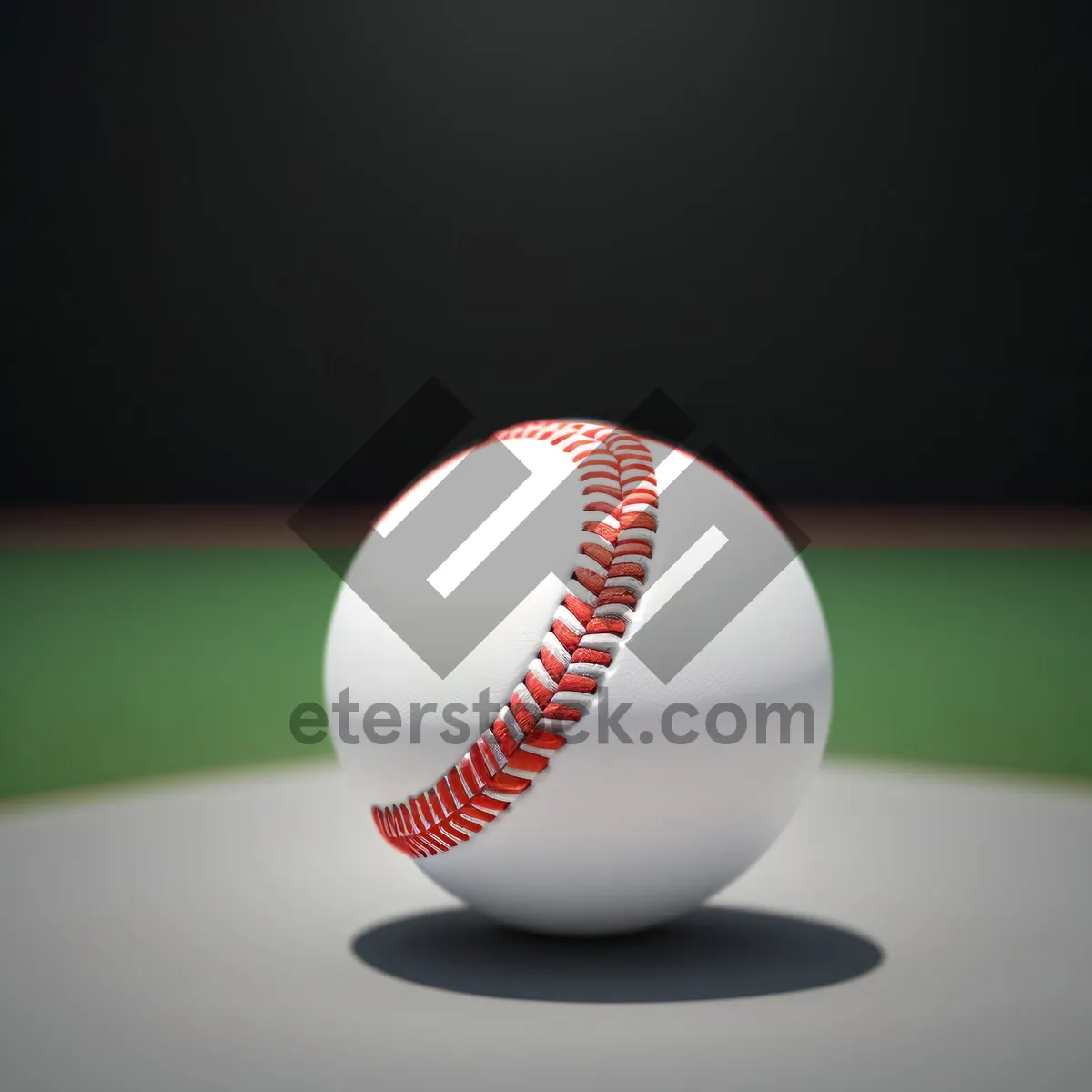 Picture of Golf Player with Baseball Glove and Ball