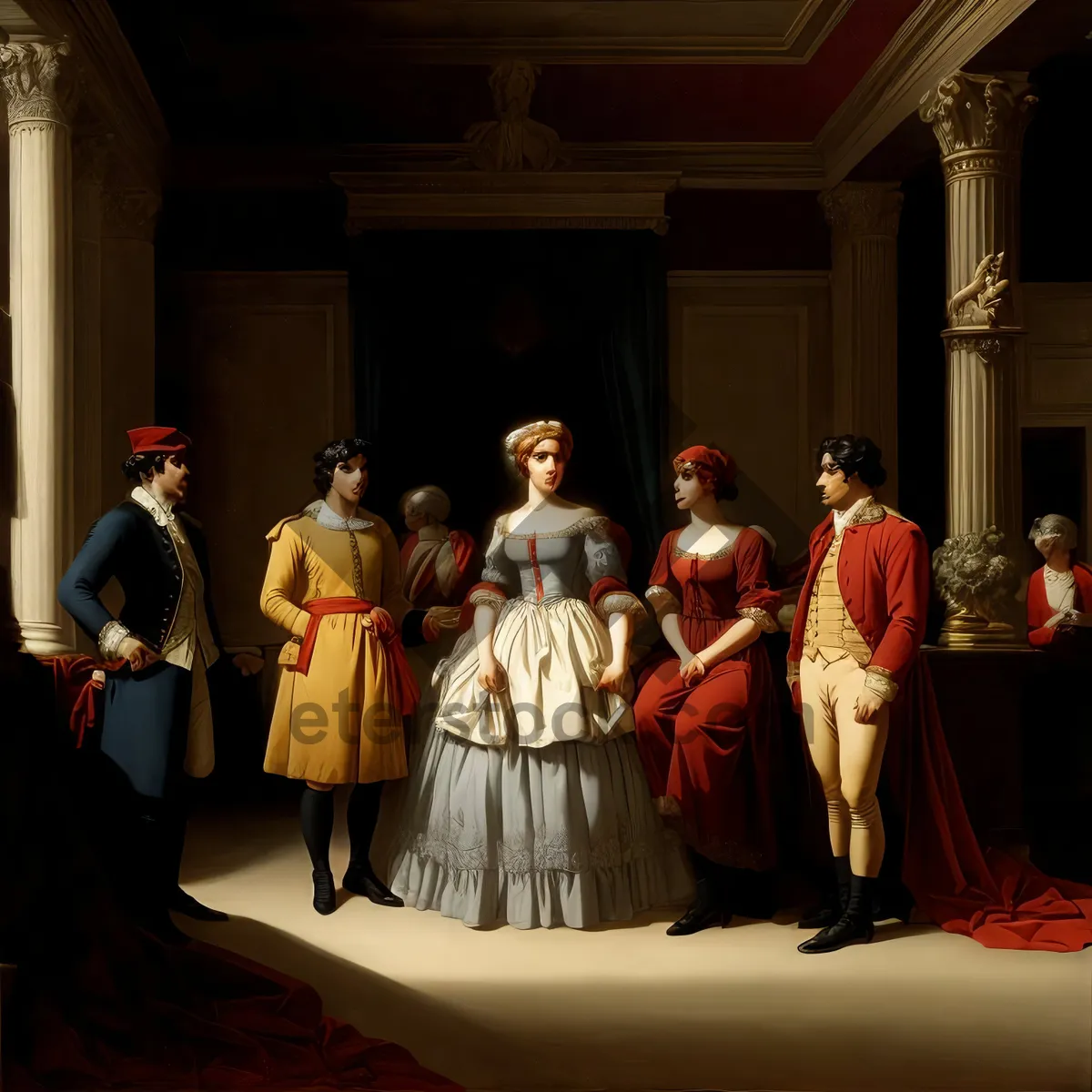 Picture of Stylish male musician performing on stage.