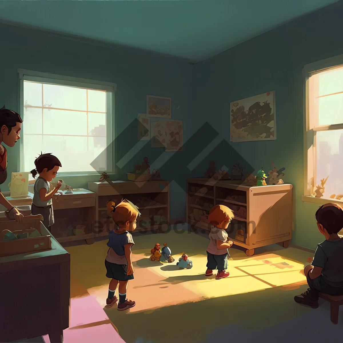 Picture of Professional Educator in a Classroom Meeting