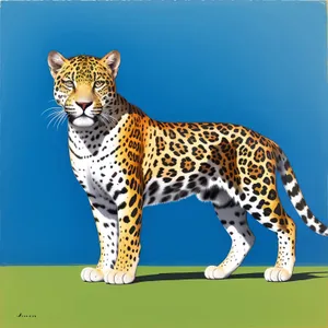 Leopard Feline Fur: Wild Carnivore with Striking Spots