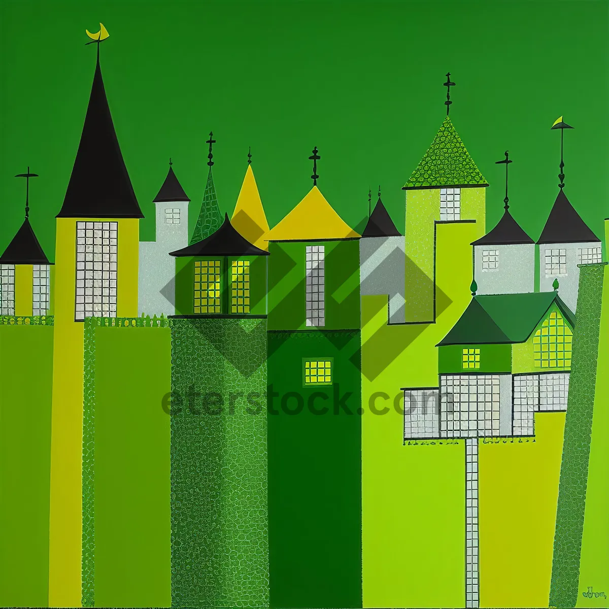 Picture of Symbolic Home Icon Design for Signage