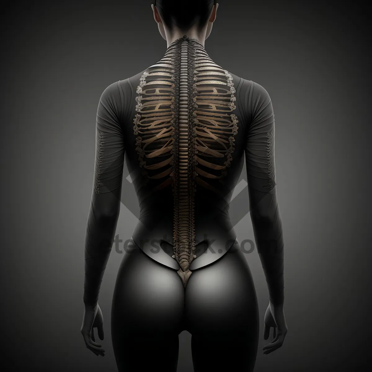Picture of Anatomical 3D Skeleton X-Ray - Human Body Science