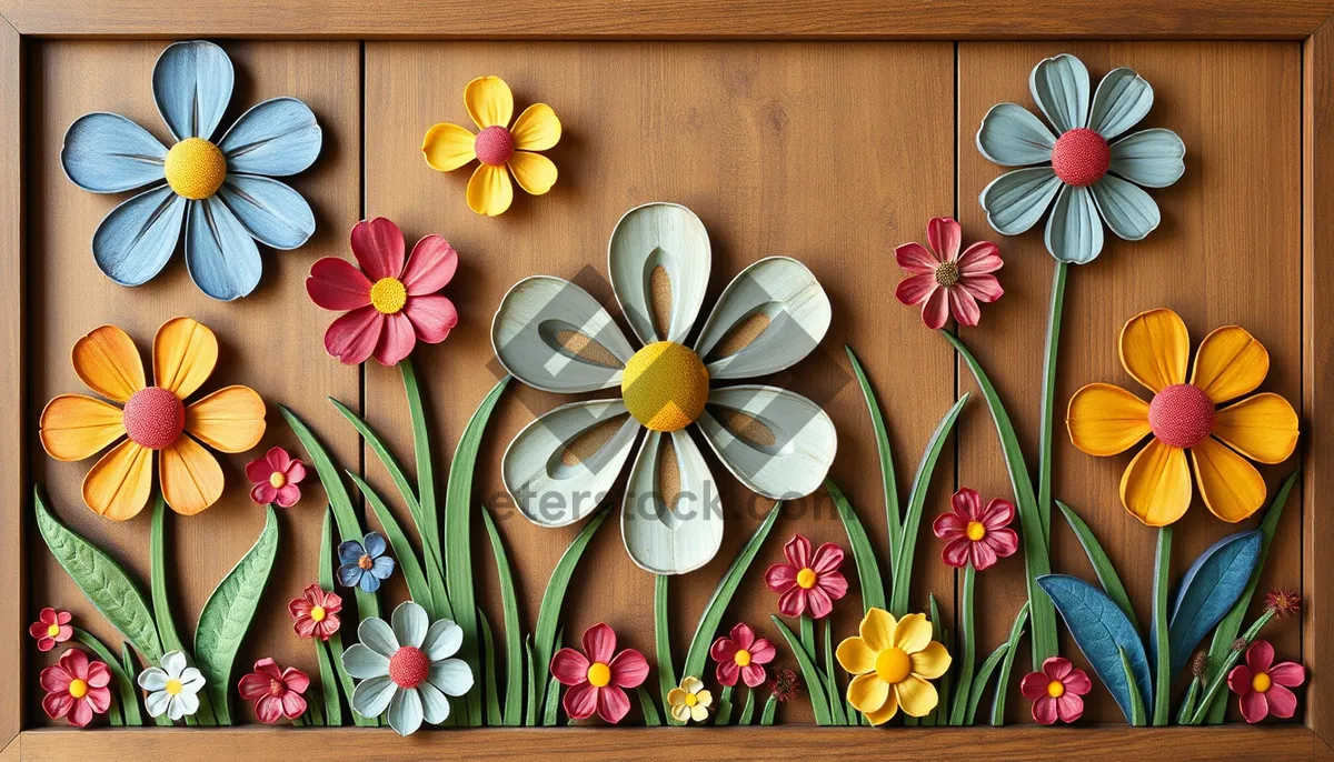 Picture of Spring Floral Bunny Decoration