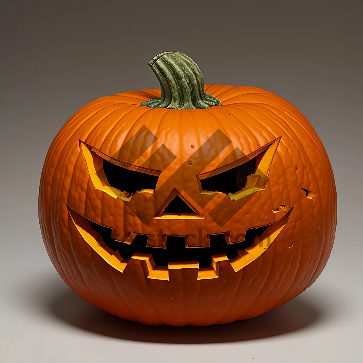 Picture of Spooky Pumpkin Lantern: Seasonal Fall Decoration