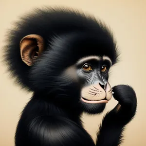 Wild Gibbon Monkey - Primate Wildlife Close-up