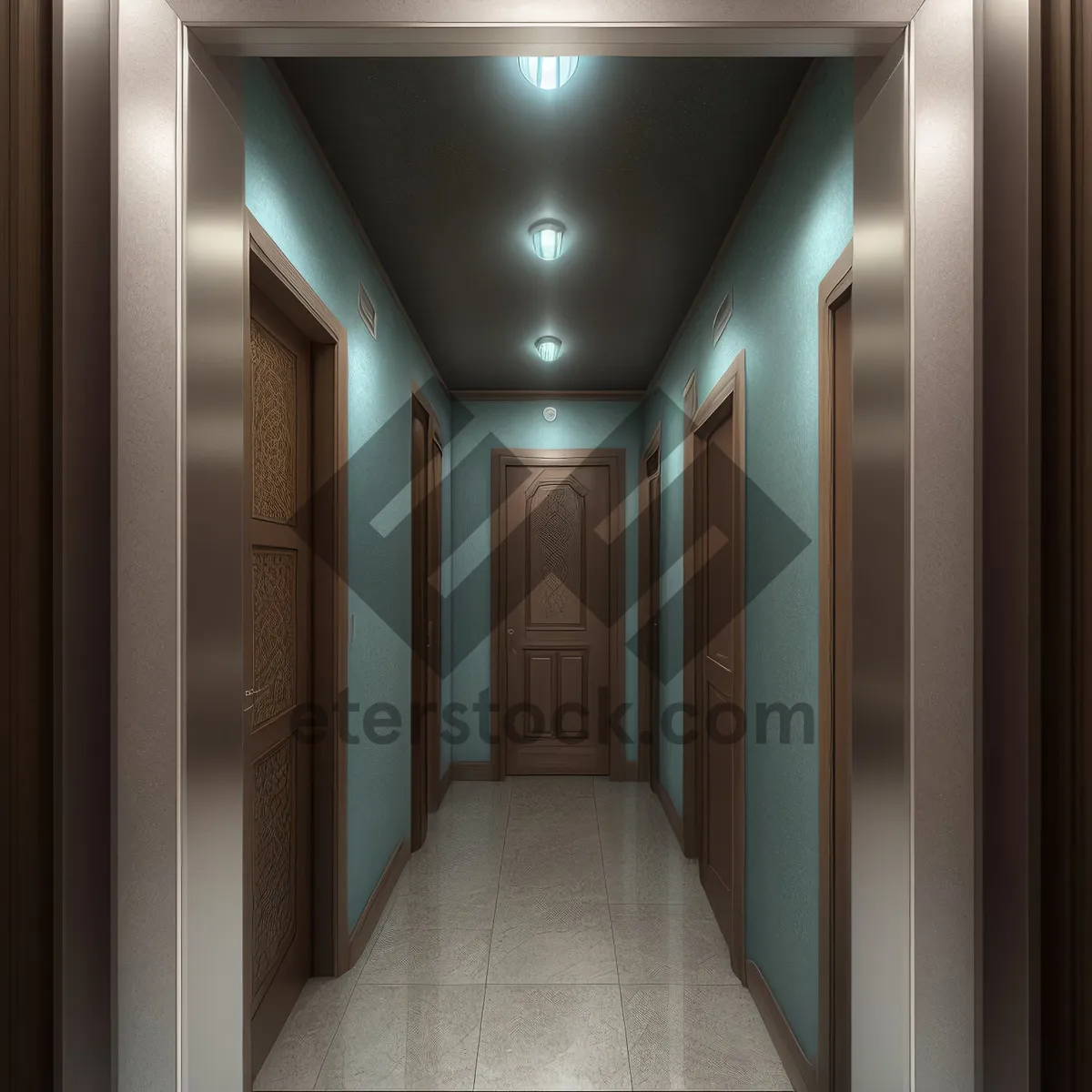 Picture of Modern Luxury Hallway with Stylish Interior Design