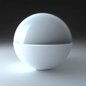 Glossy 3D Glass Sphere Web Icon