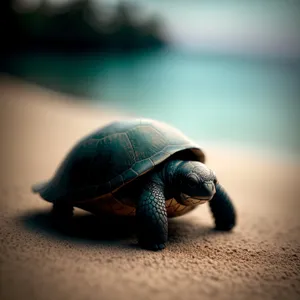 Graceful Reptile - Sea Turtle in Slow Motion