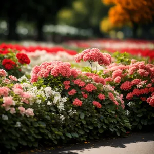 Vibrant Summer Yarrow in Garden Flowers