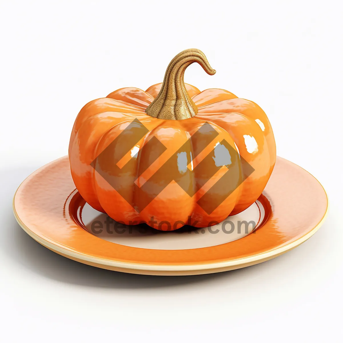 Picture of Healthy Pumpkin Orange Syrup Cartoon Piglet Fruit