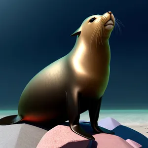 Arctic Sea Lion - Majestic Marine Wildlife in Ocean