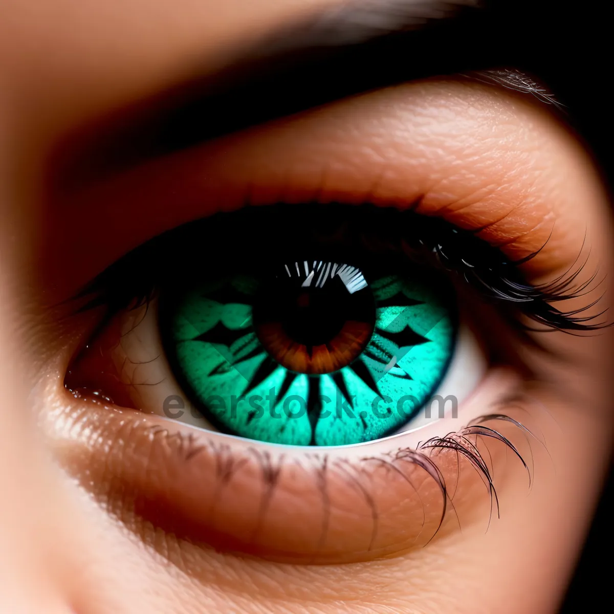 Picture of Flawless Eye Makeup: Glamorous Eyebrow and Luscious Eyelashes