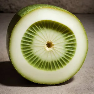 Juicy Kiwi Fruit Slice, Fresh and Healthy