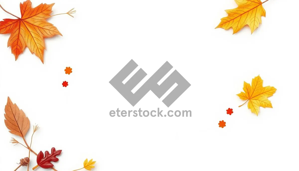 Picture of Floral Frame Design Element for Summer Card