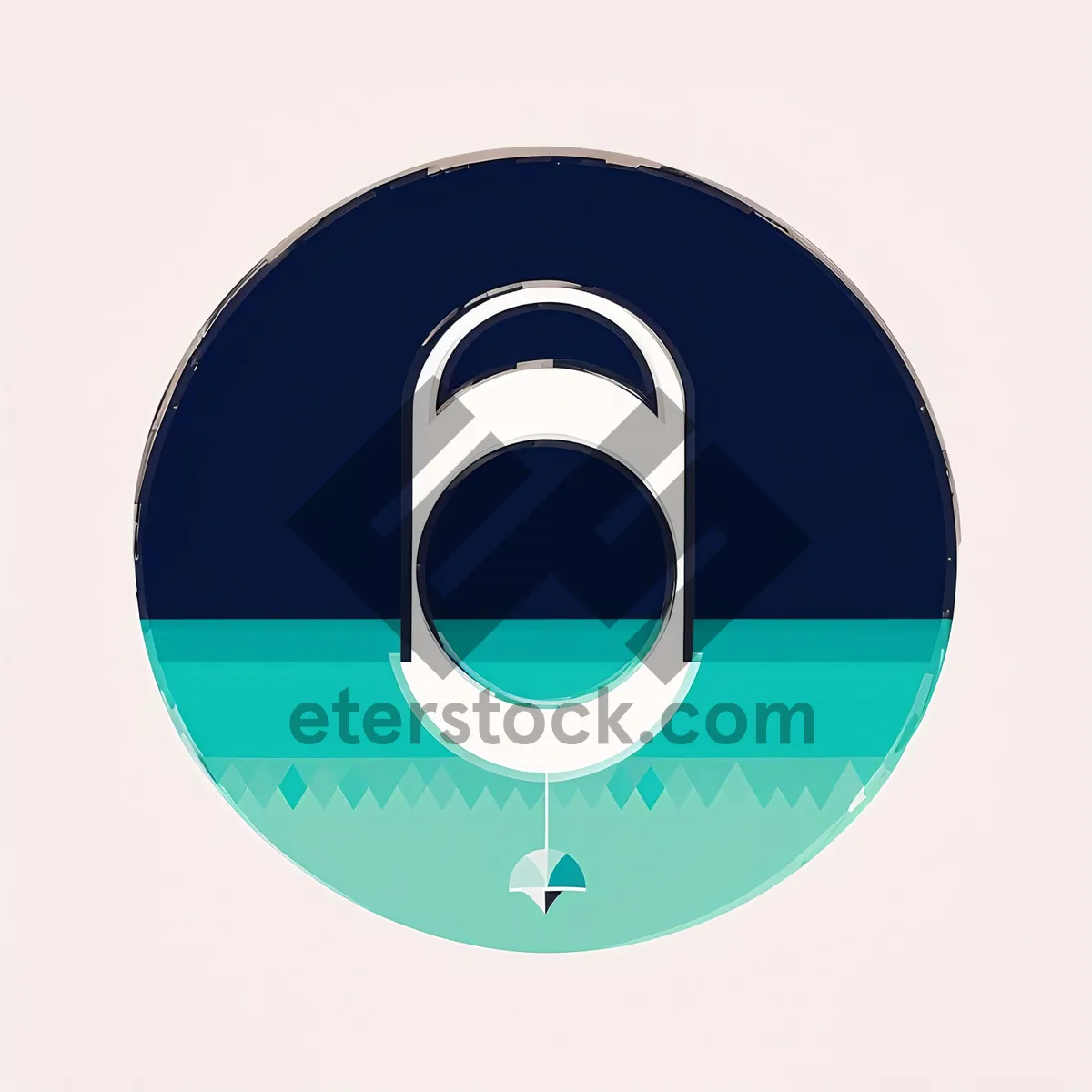 Picture of Round Graphic Button Icon Design Circle