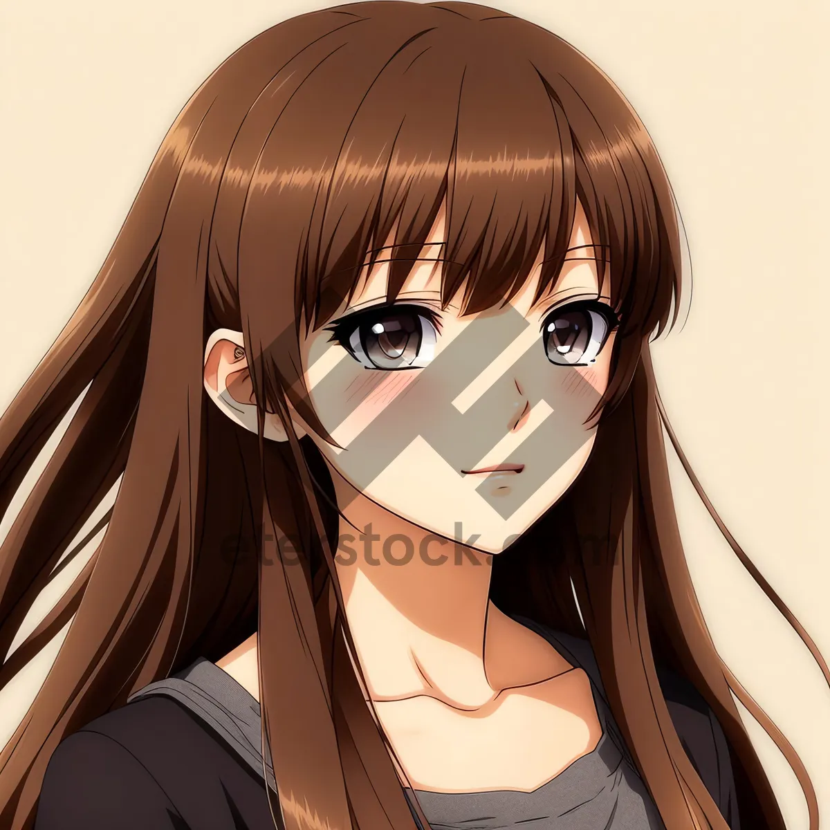Picture of Alluring Lady in Stylish Black Attire with Mysterious Mask