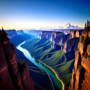 Majestic Southwest Canyon Landscape