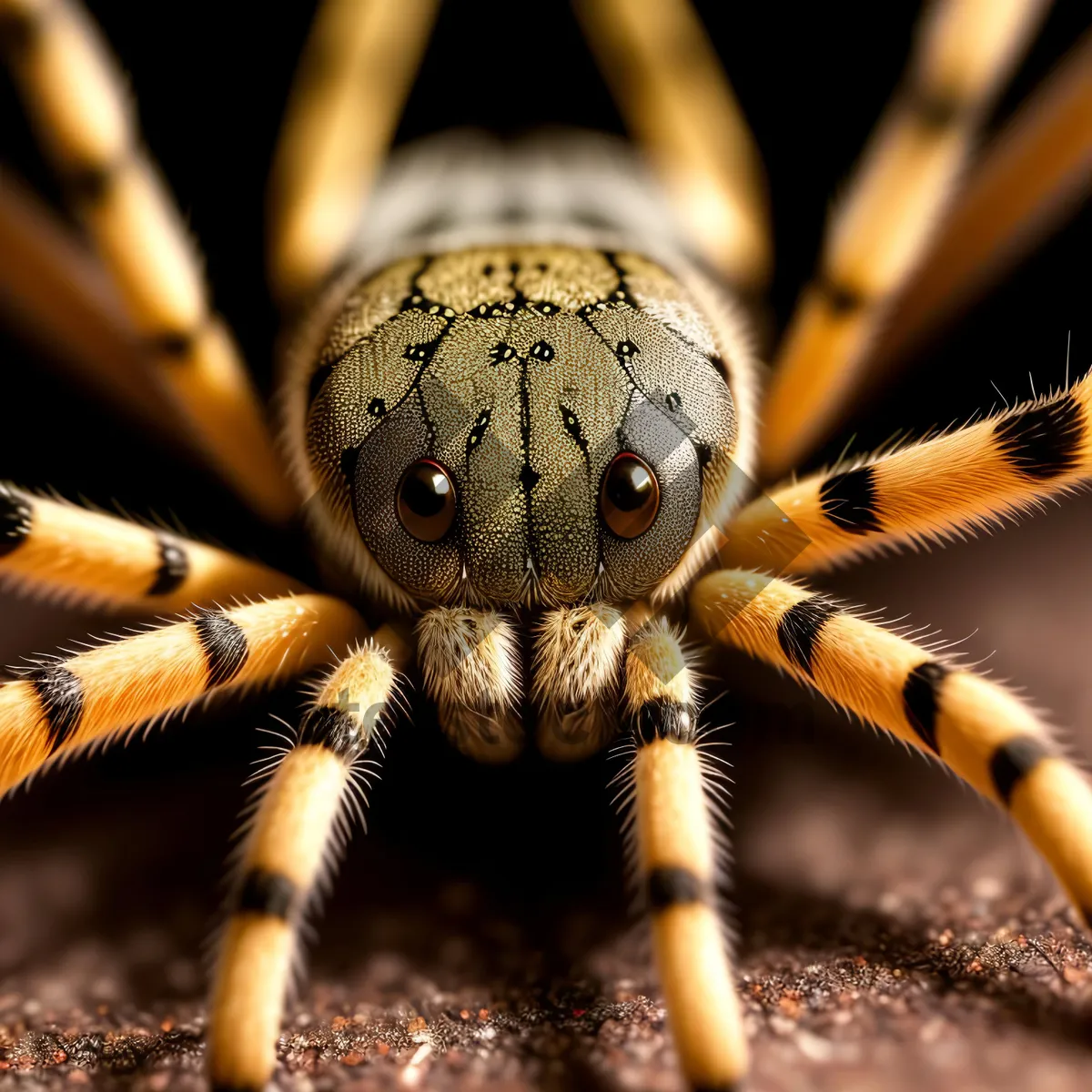 Picture of Leggy Wilderness Predator: Majestic Wolf Spider