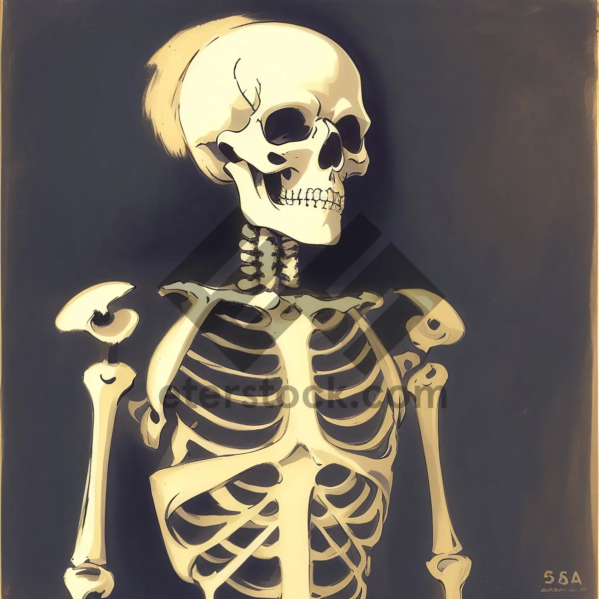 Picture of Spooky 3D Skull Anatomy